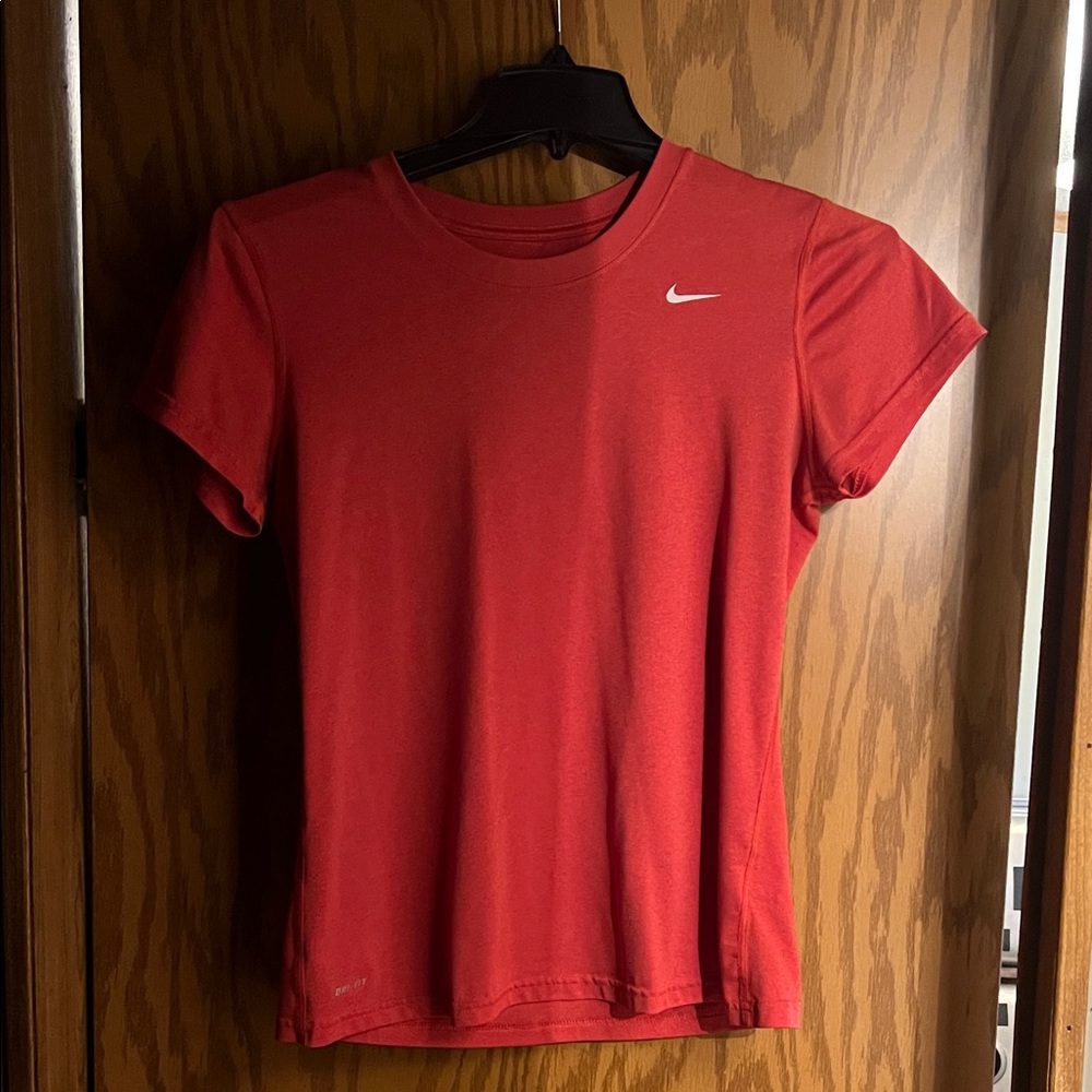 Nike Orange Women's Dri-Fit Short Sleeve Tee